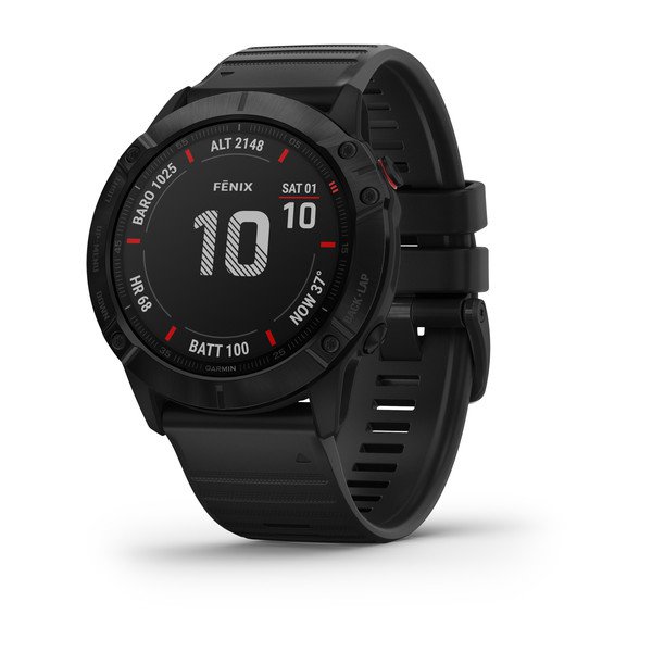 Garmin Fenix 6X Pro черный с черным ремешком
