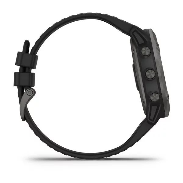 Garmin Fenix 6X Sapphire серый DLC с черным ремешком