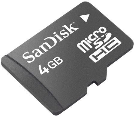 Micro SD SanDisk 4GB 4 class