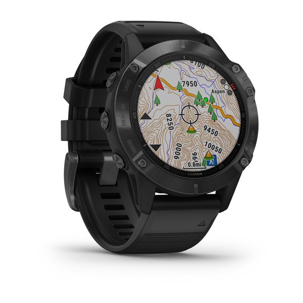 Garmin Fenix 6 Pro черный с черным ремешком