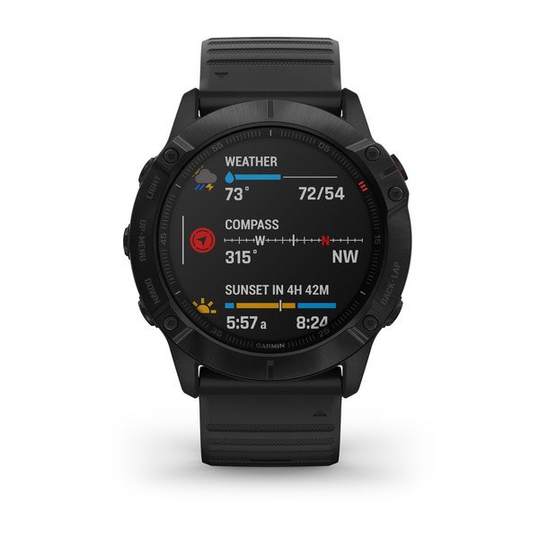 Garmin Fenix 6X Pro черный с черным ремешком