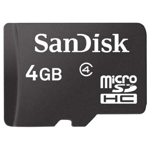 Micro SD SanDisk 4GB 4 class