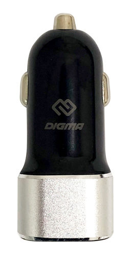 Digma АЗУ DGCC-1u-2.1A-BS Универсальный 2.1A Черный